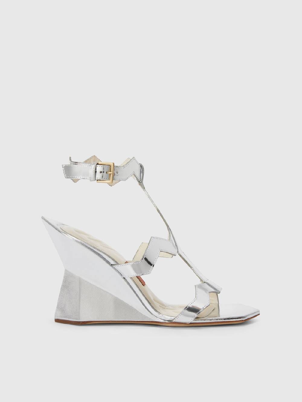 M Missoni Sandali con doppia fascia in vernice effetto specchio Fino al 50% di sconto