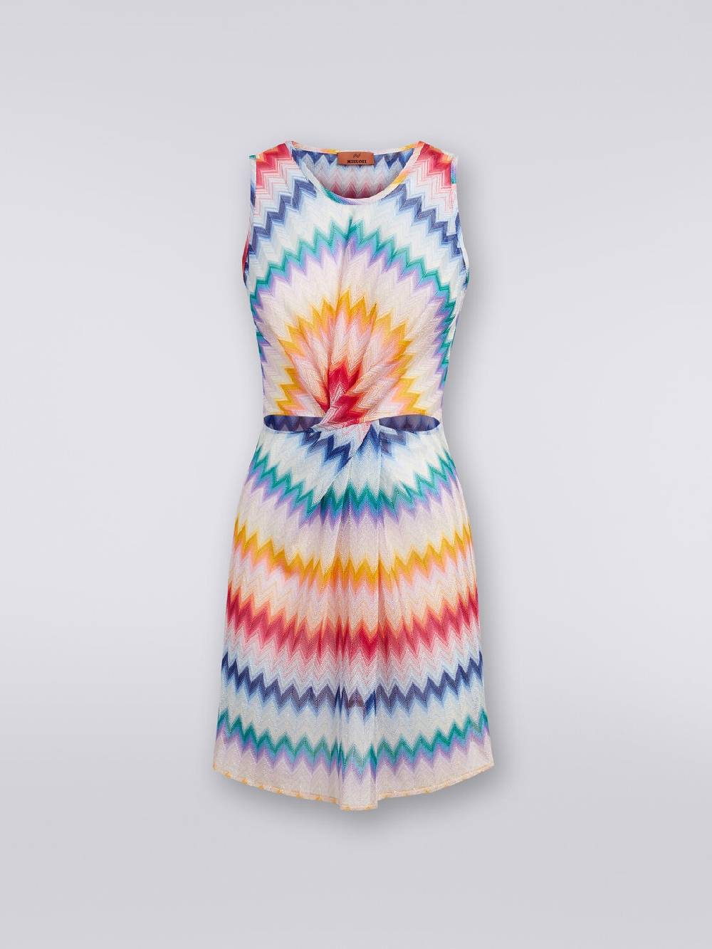 M Missoni Copricostume corto con scollatura torchon e stampa zig zag Offerta speciale della fabbrica