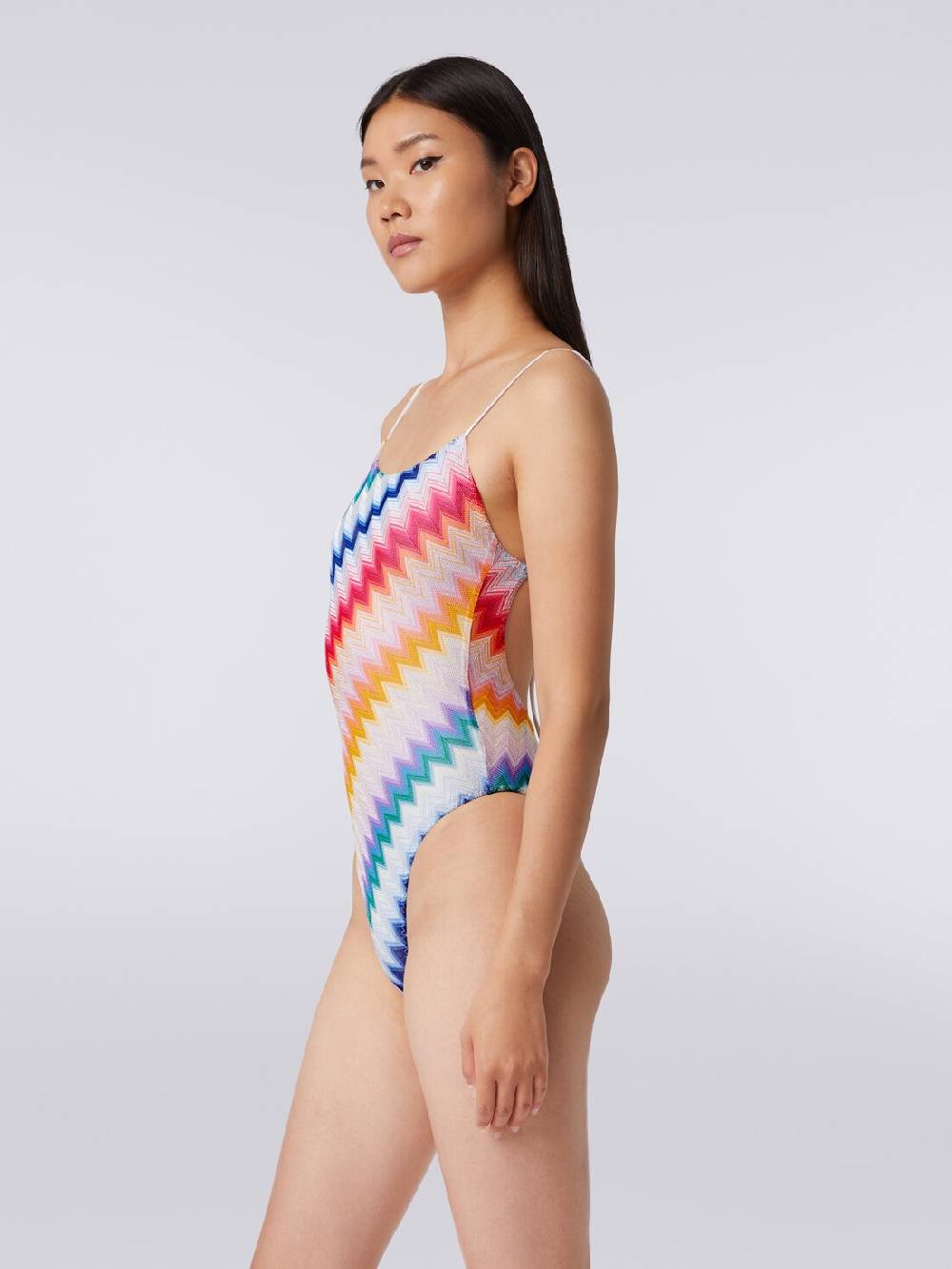 M Missoni Costume intero zig zag con lurex Discount Store per i nuovi prodotti