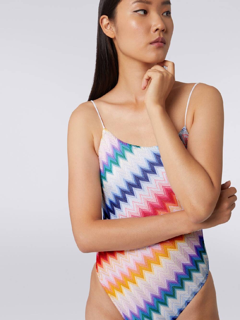 M Missoni Costume intero zig zag con lurex Discount Store per i nuovi prodotti