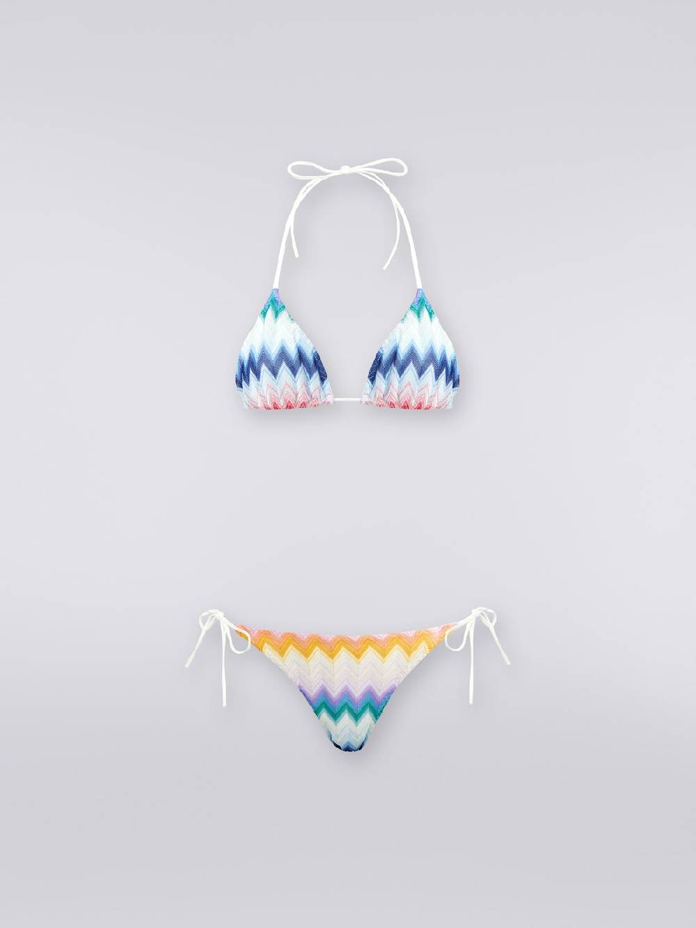 M Missoni Bikini in misto viscosa sfumata zig zag con lurex Enormi sconti