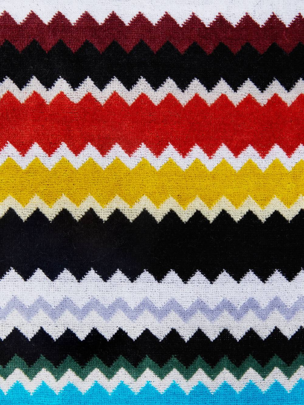 M Missoni Telo mare 100x180 cm Curt in spugna di cotone zig zag Limitato a 3 giorni