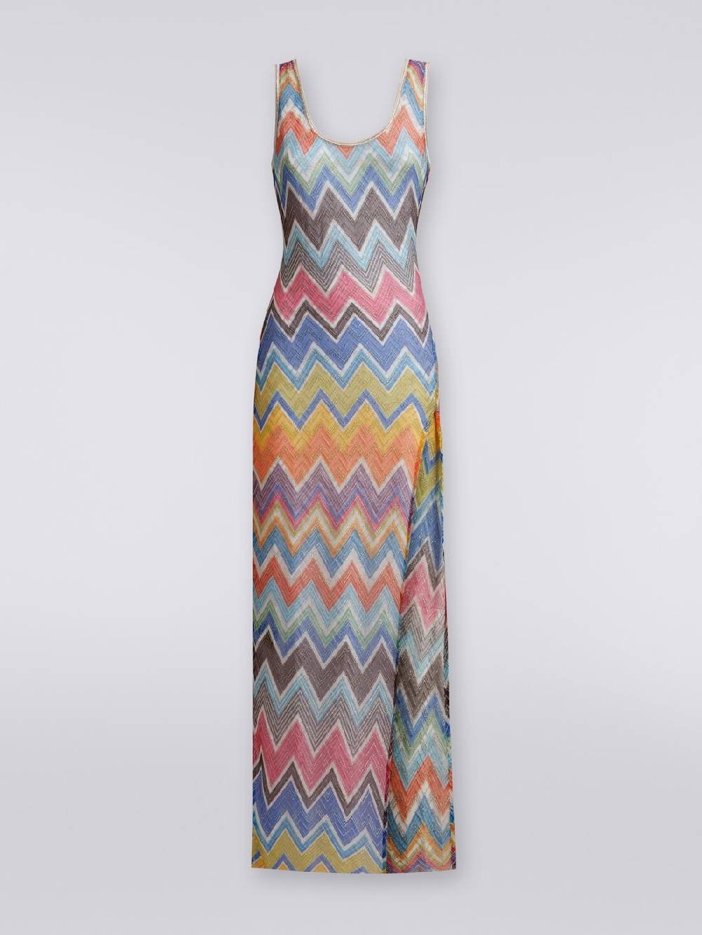 M Missoni Copricostume lungo stampa zig zag con lurex Soddisfazione Garantita