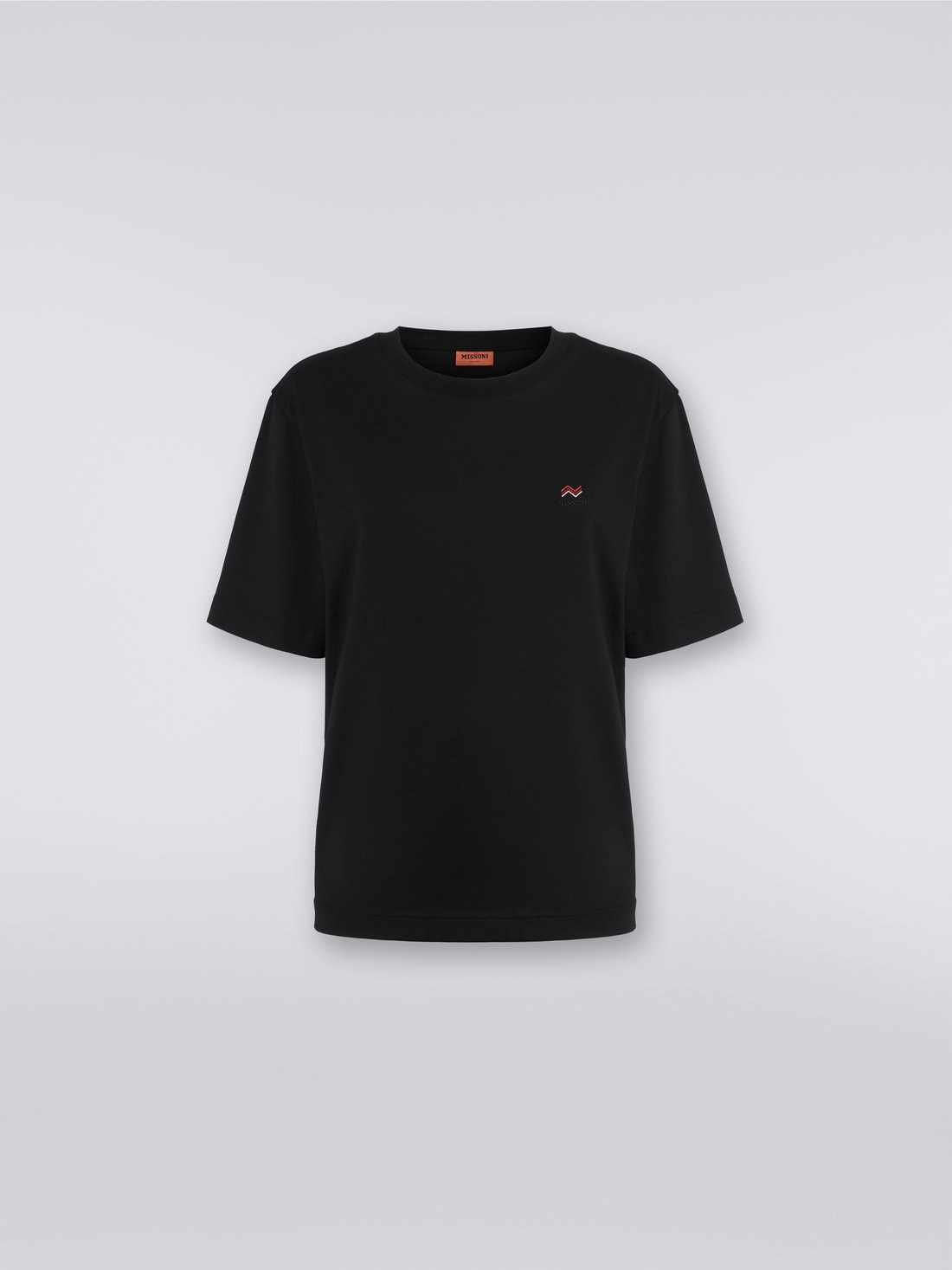 M Missoni T-shirt girocollo in cotone con ricamo e logo Fino Al -60%