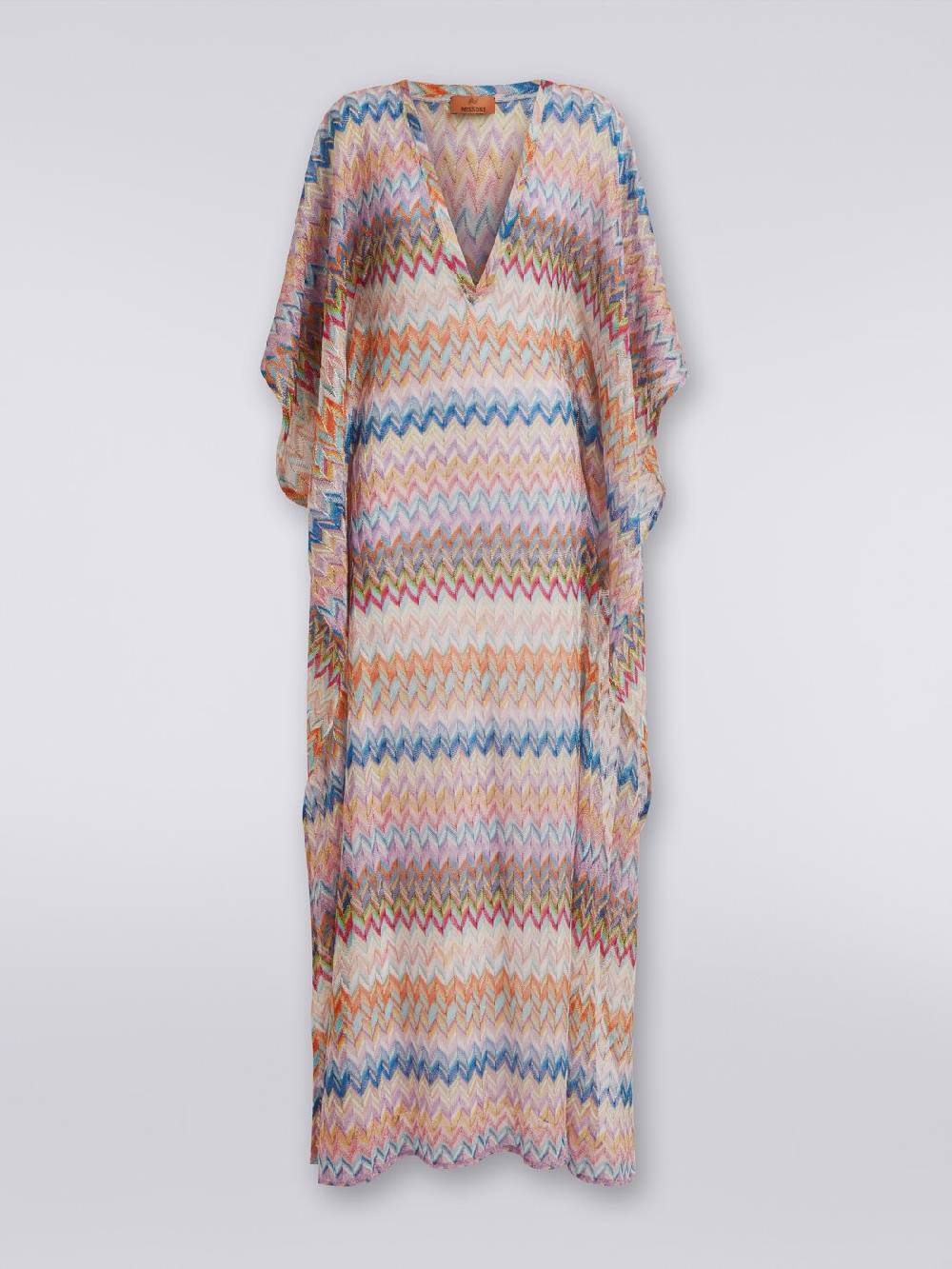 M Missoni Caftano copricostume lungo con scollo a V e lurex Sottocosto