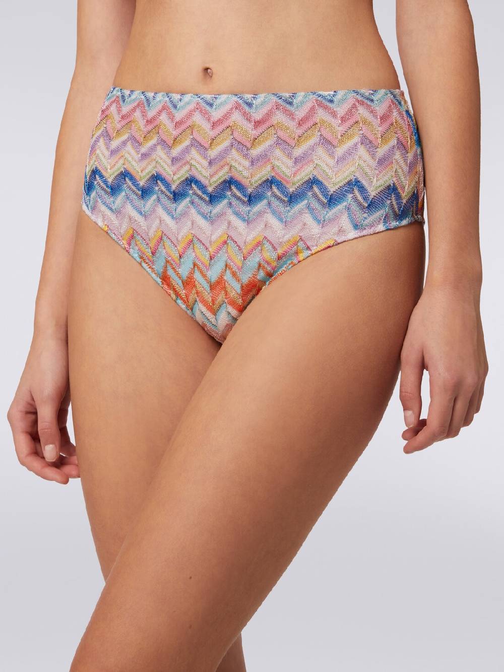 M Missoni Bikini in viscosa e lurex con top torchon e slip alto Novità