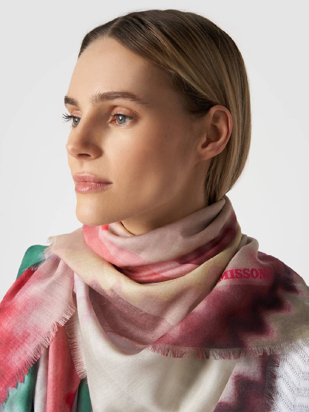 M Missoni Scialle in modal e seta con motivo zig zag Negozio