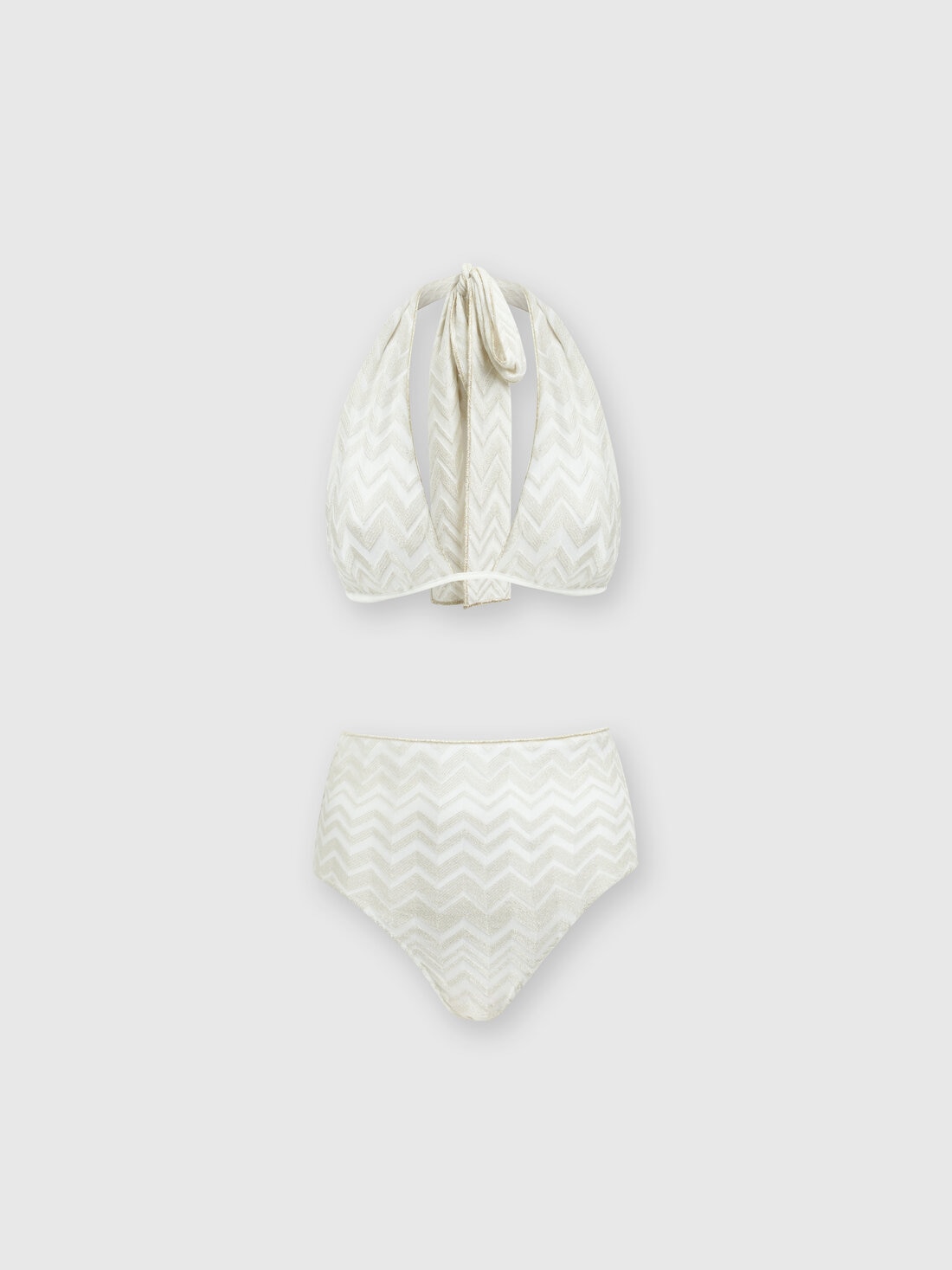 M Missoni Bikini in misto viscosa chevron tono su tono con lurex Negozio online di fabbrica