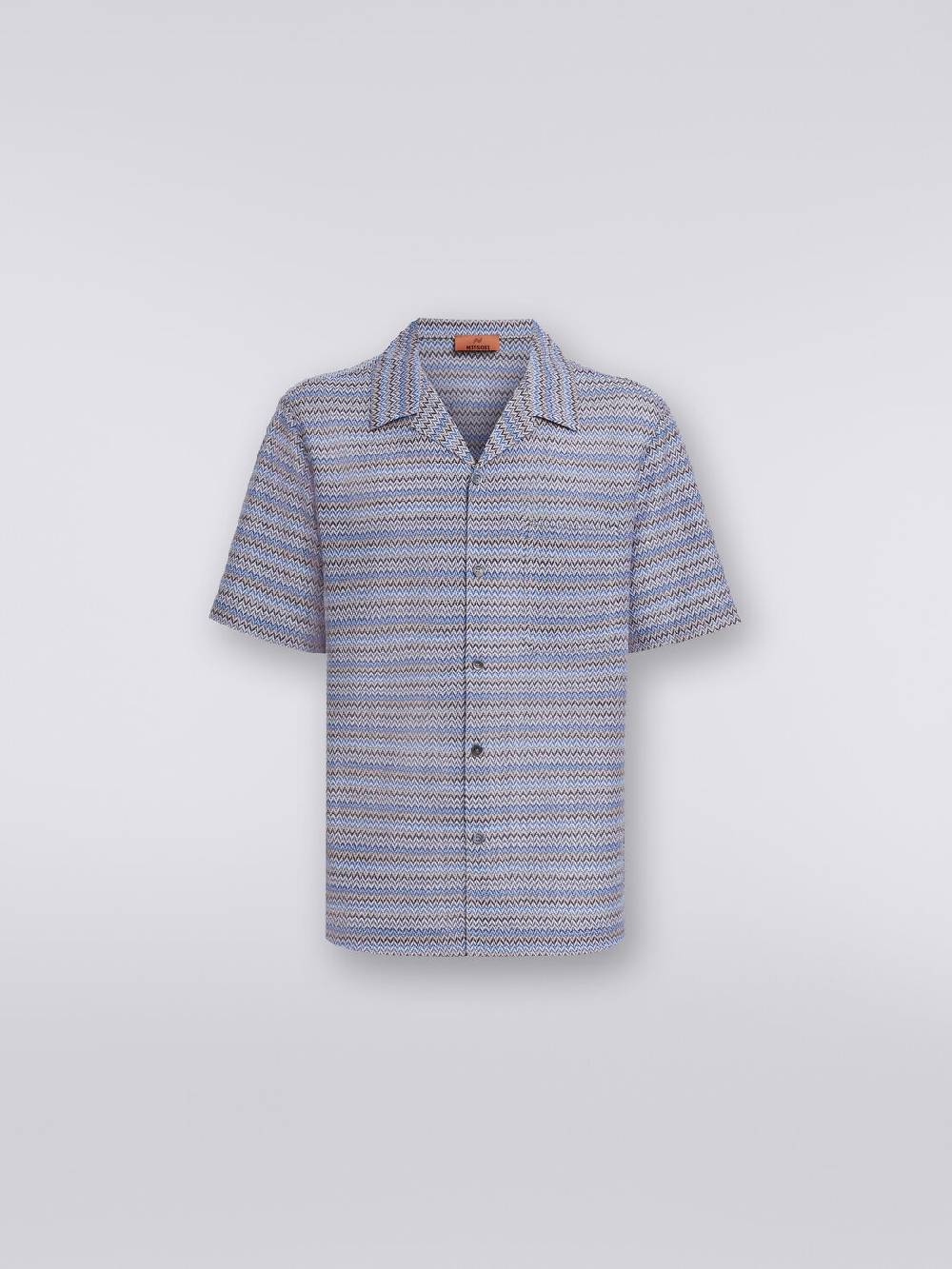 M Missoni Camicia a maniche corte modello bowling zig zag Black Friday