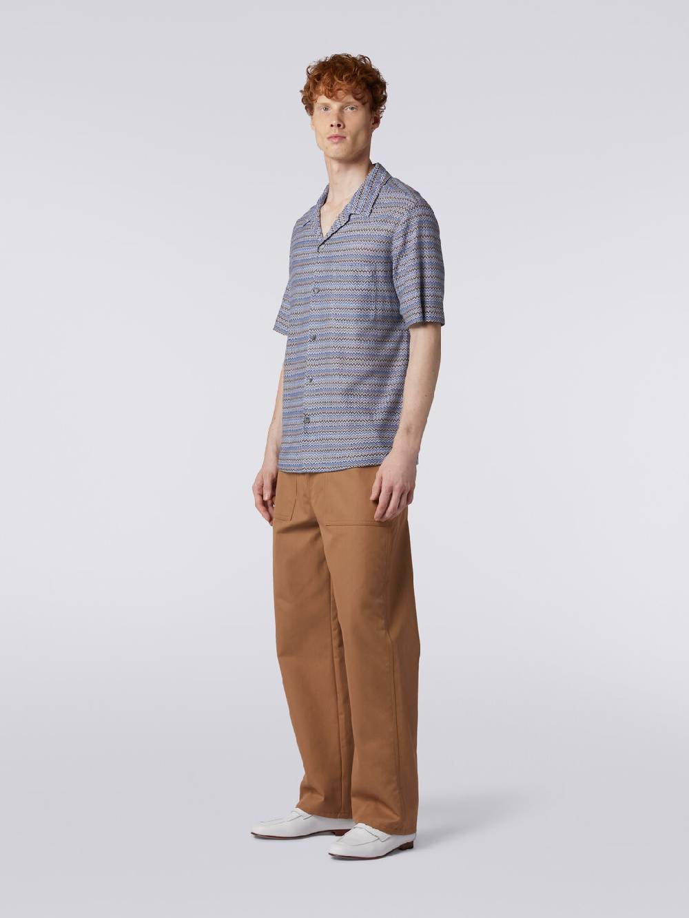 M Missoni Camicia a maniche corte modello bowling zig zag Black Friday