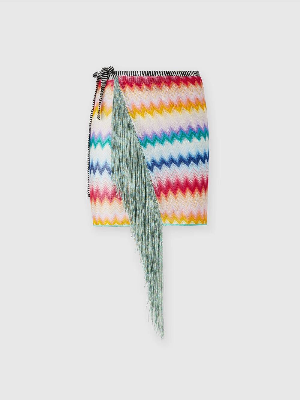 M Missoni Pareo in viscosa chevron con lurex Offerta per la Festa della Mamma