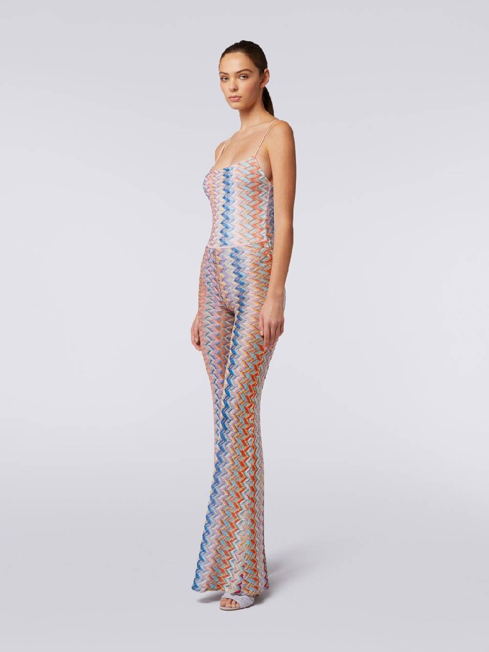 M Missoni Pantaloni con fondo svasato e lurex Offerta Giorno del Papà