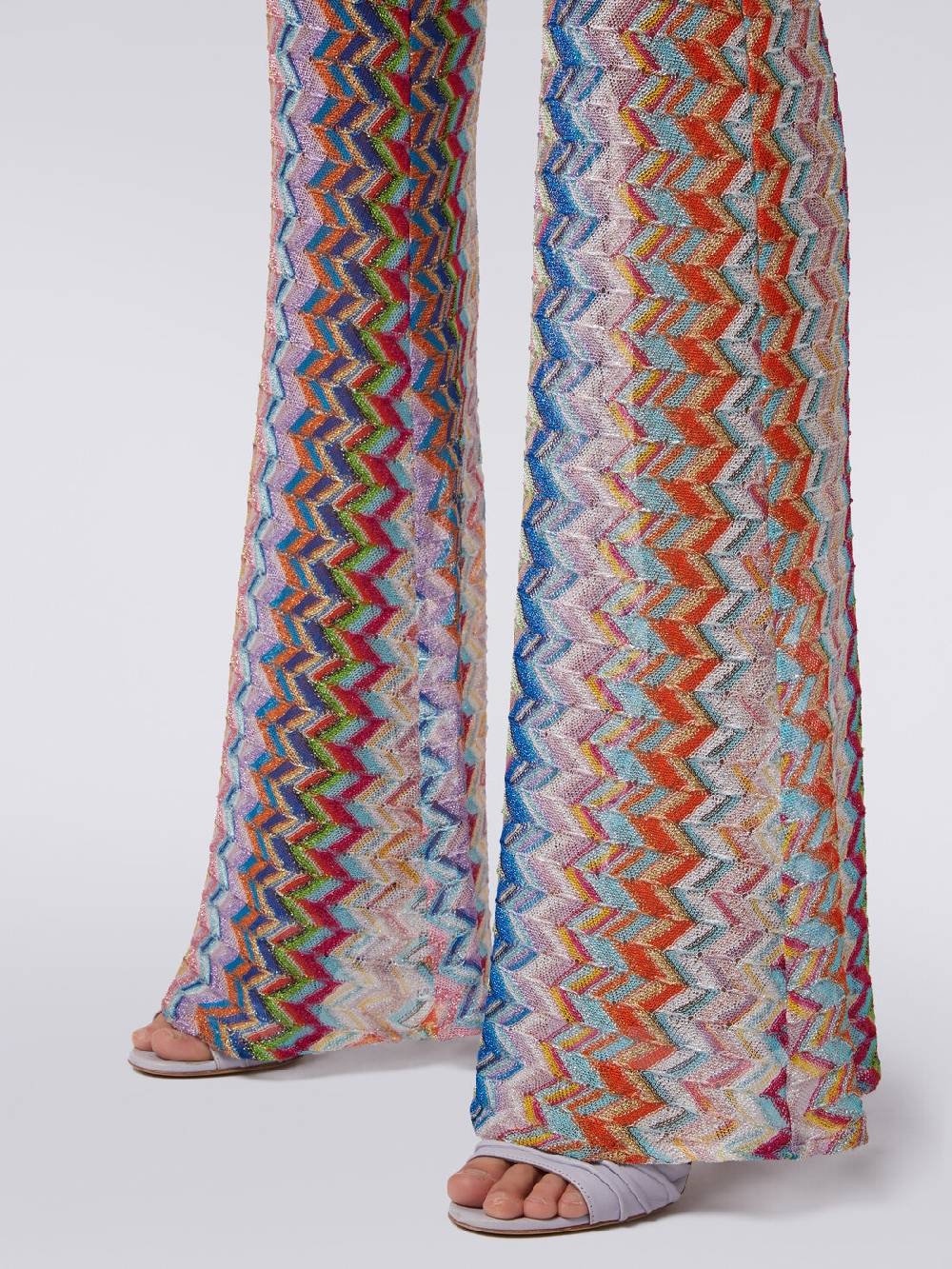 M Missoni Pantaloni con fondo svasato e lurex Offerta Giorno del Papà