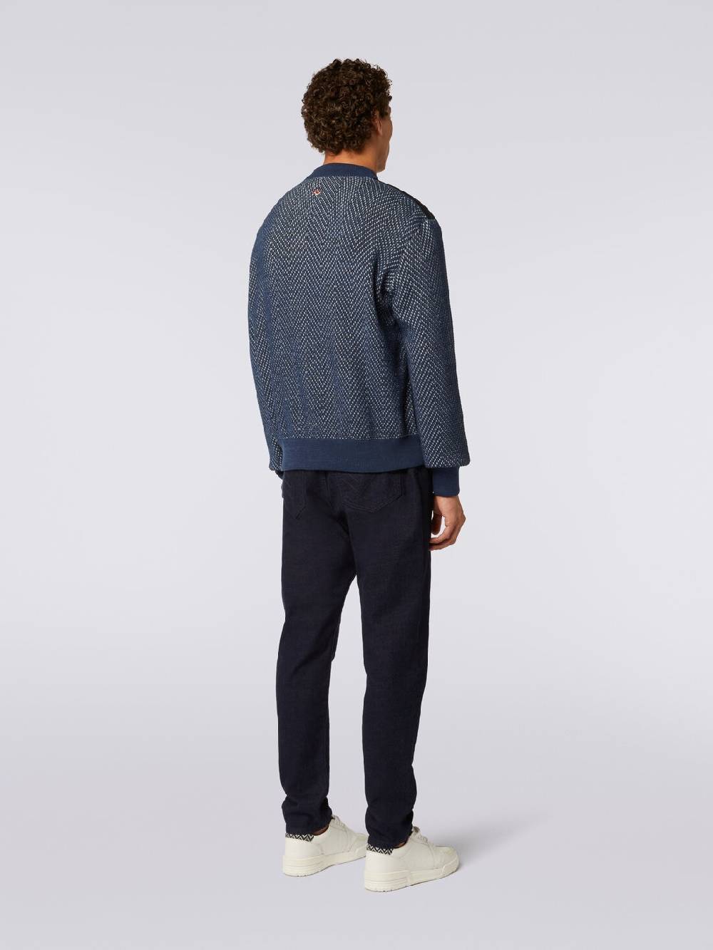 M Missoni Bomber in misto cotone e nylon Online Outlet