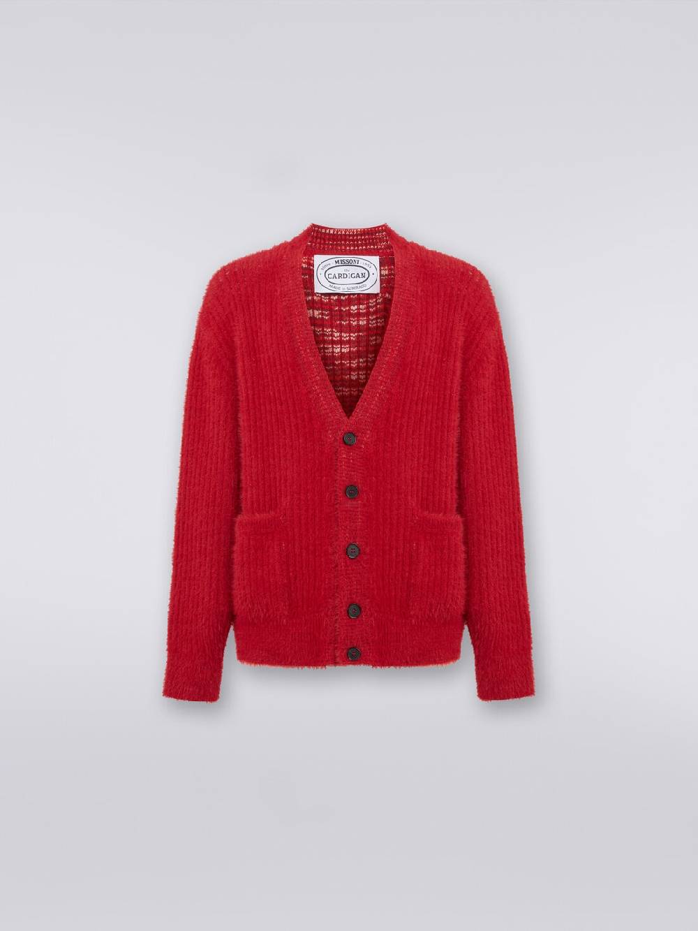 M Missoni Cardigan oversize in misto lana effetto pelo Offerte stagionali