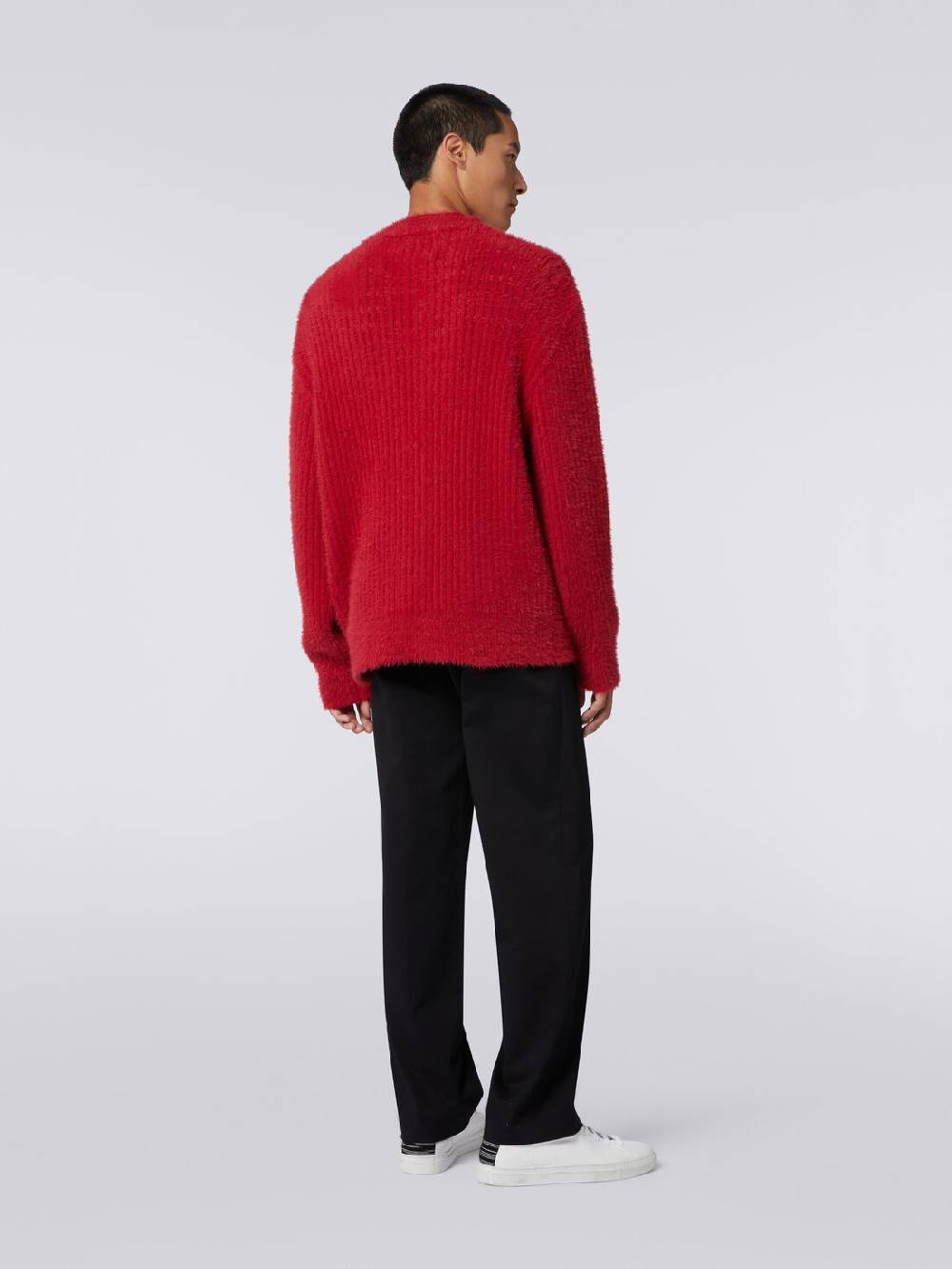 M Missoni Cardigan oversize in misto lana effetto pelo Offerte stagionali