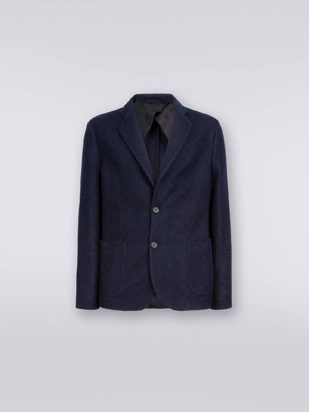 M Missoni Blazer monopetto in cotone chevron Sconti VIP
