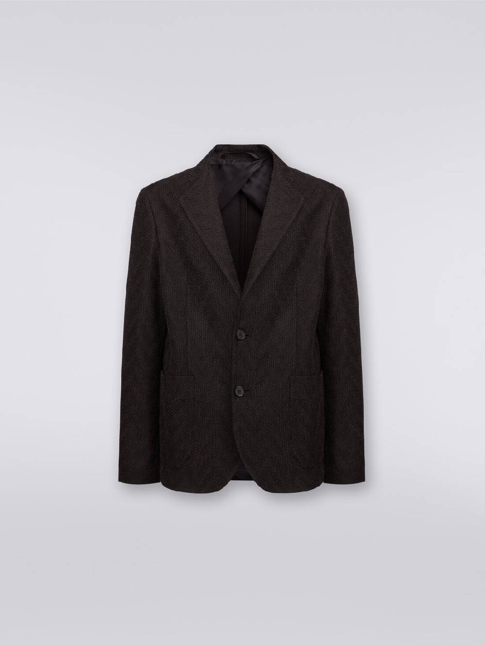M Missoni Blazer monopetto in cotone chevron Prezzo basso