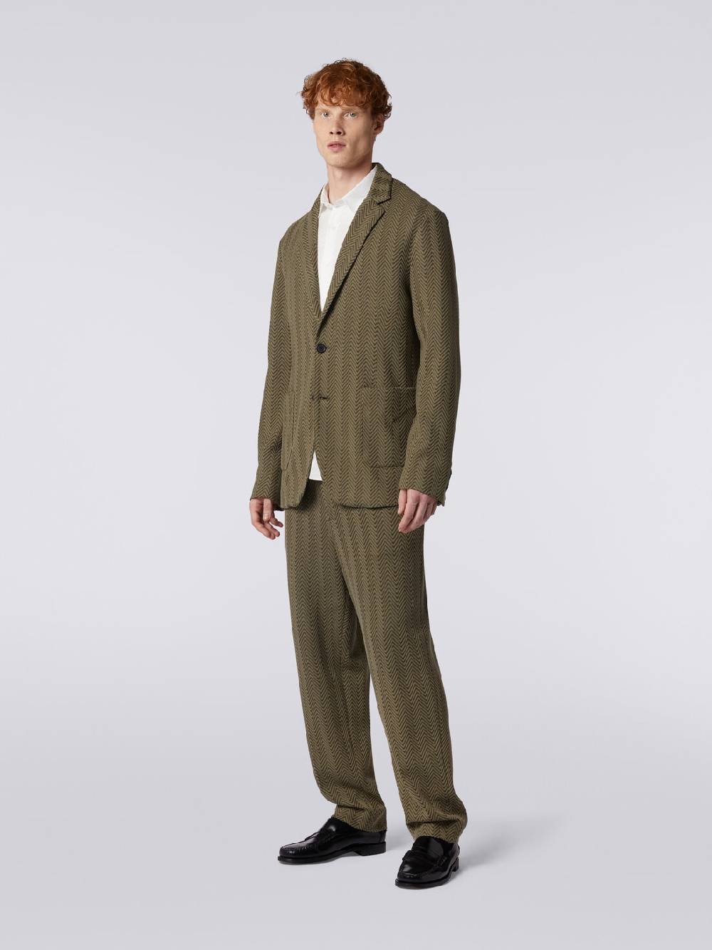 M Missoni Blazer in cotone e viscosa chevron Super Saving Price