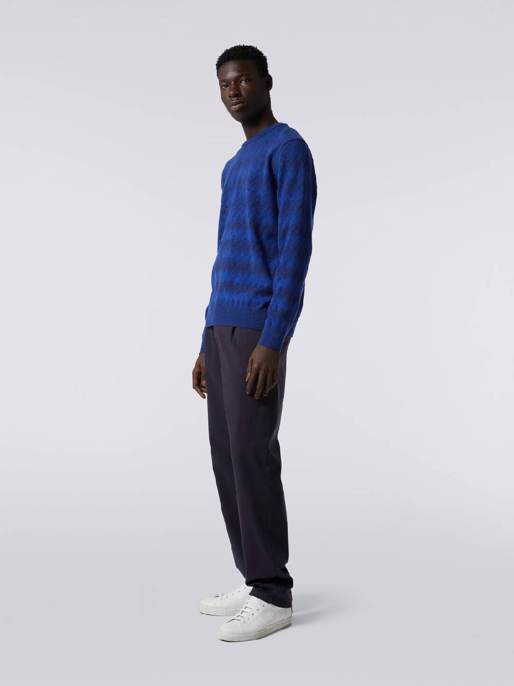 M Missoni Pullover girocollo in cachemire con zig zag Ultimi due giorni