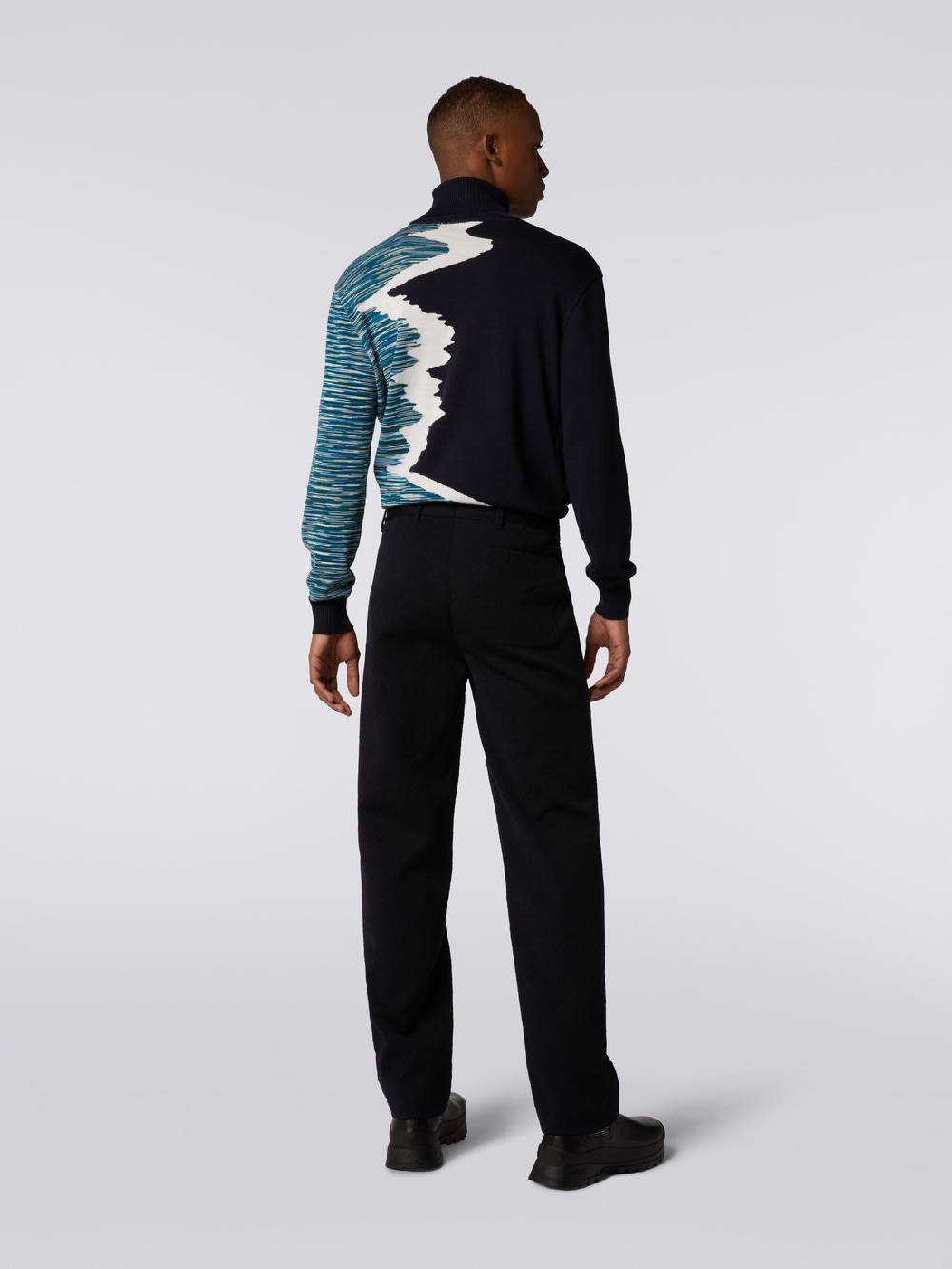 M Missoni Pantaloni in misto lana chevron Sostegno trimestrale