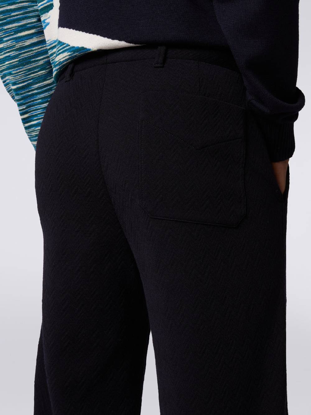 M Missoni Pantaloni in misto lana chevron Sostegno trimestrale