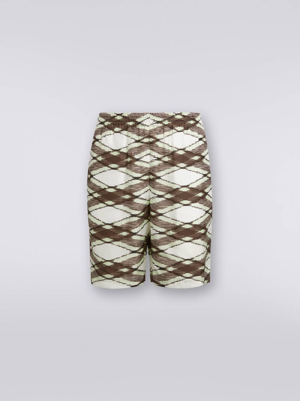 M Missoni Shorts in seta stampata Discount Store per i nuovi prodotti