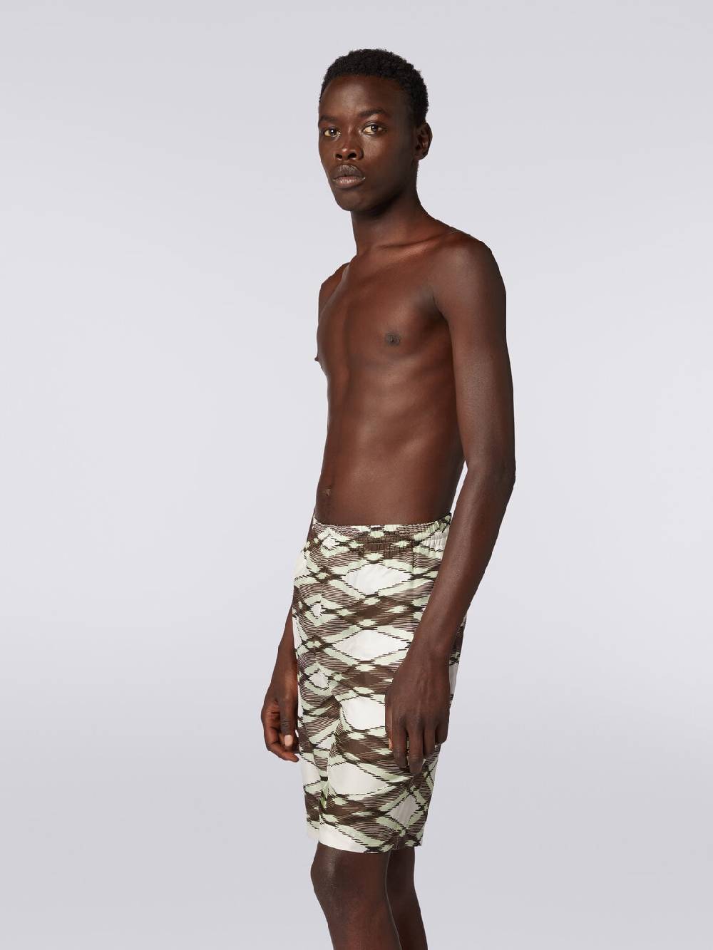 M Missoni Shorts in seta stampata Discount Store per i nuovi prodotti