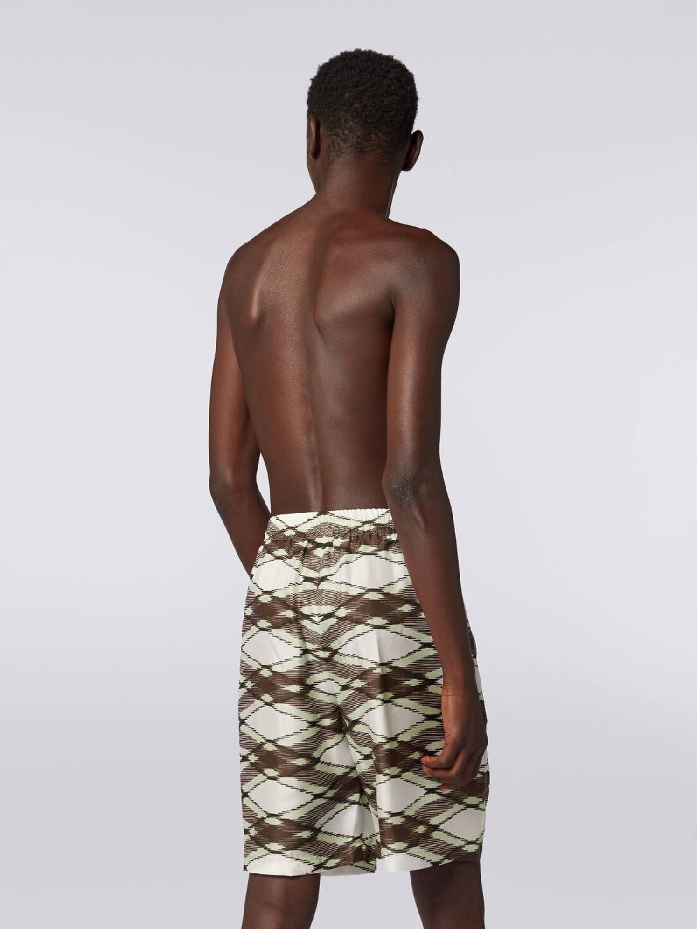 M Missoni Shorts in seta stampata Discount Store per i nuovi prodotti