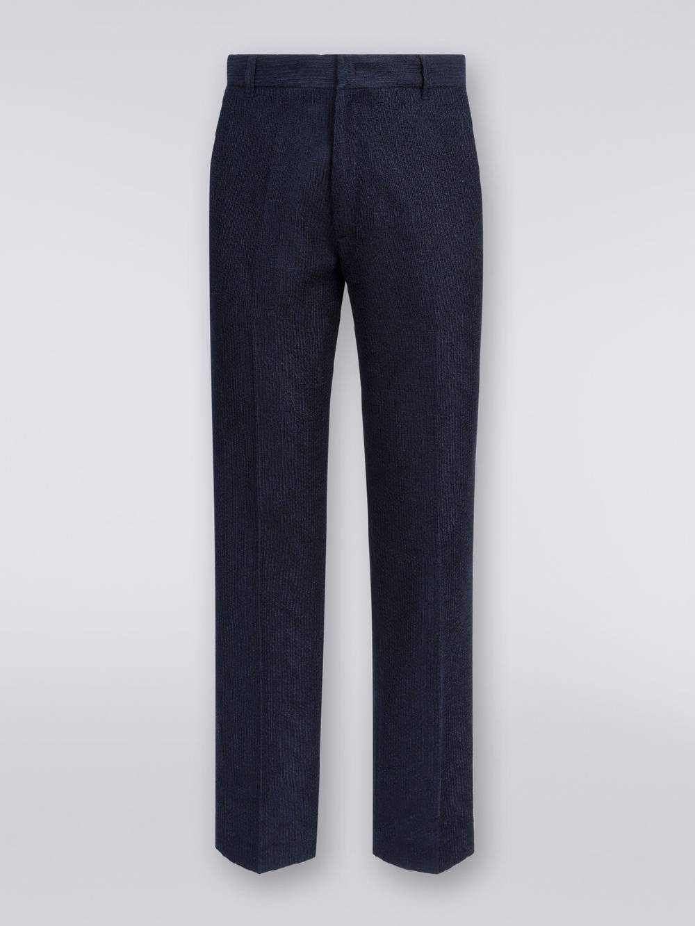 M Missoni Pantaloni chino in cotone chevron Super sconto
