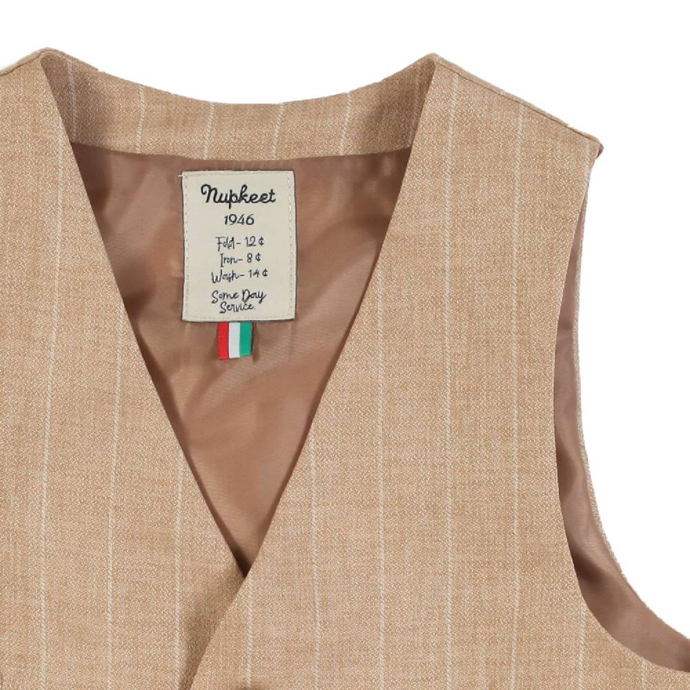Nupkeet Gilet Beige – Lampuga In Vendita