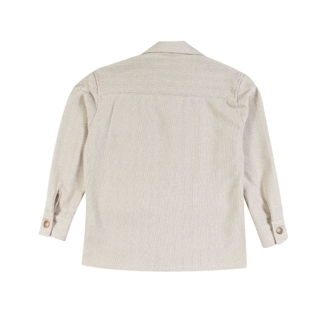 Nupkeet Giacca Beige Collo Italiano – Acciuga Offerte