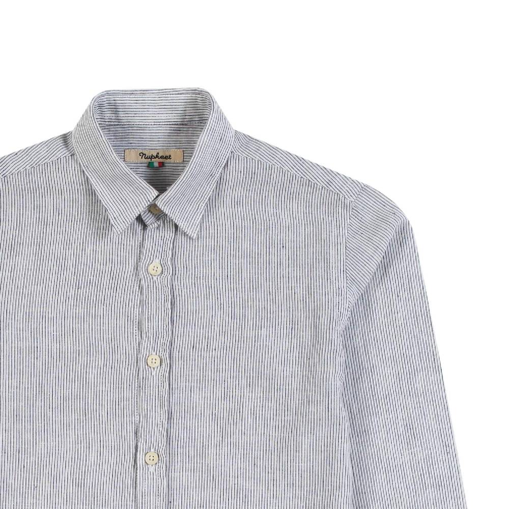 Nupkeet Camicia Collo Italiano Manica Lunga – Tonno Vendita Economica