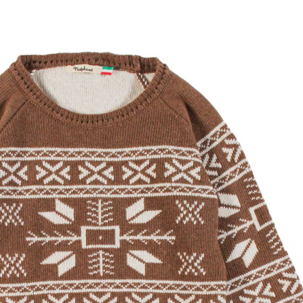 Nupkeet Pullover Raglan Girocollo Cacao – Lesina Negozi Online