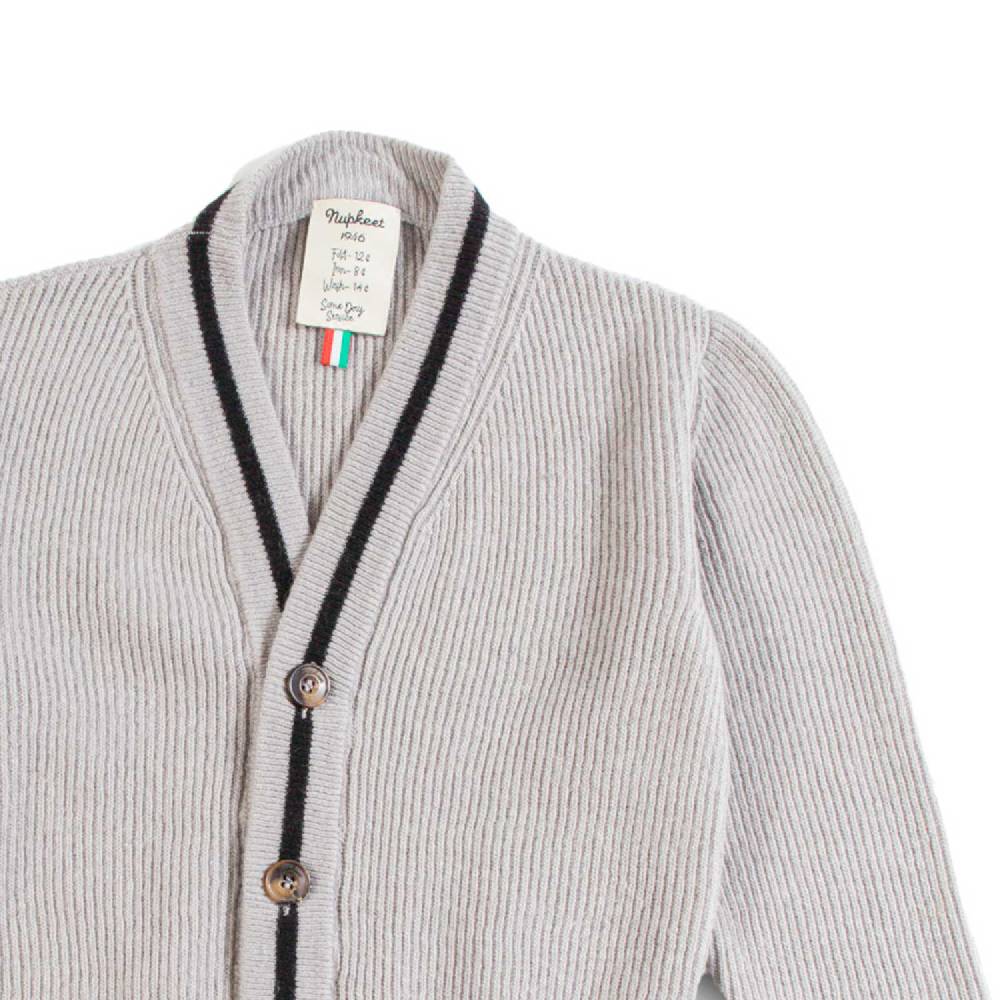 Nupkeet Cardigan Scollo a V Grigio – Poma Acquista Ora