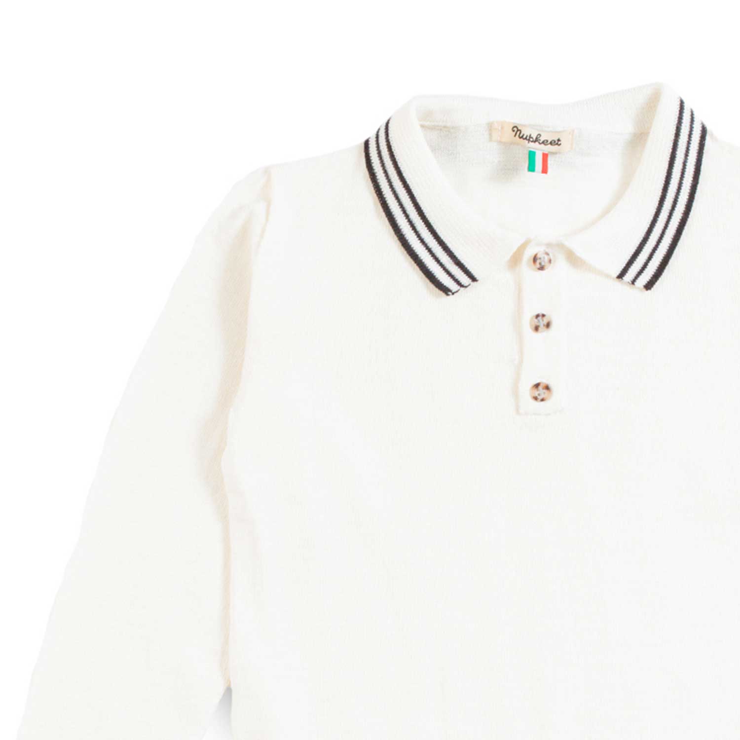 Nupkeet Polo Manica Lunga Panna – Scanno Fino Al -60%