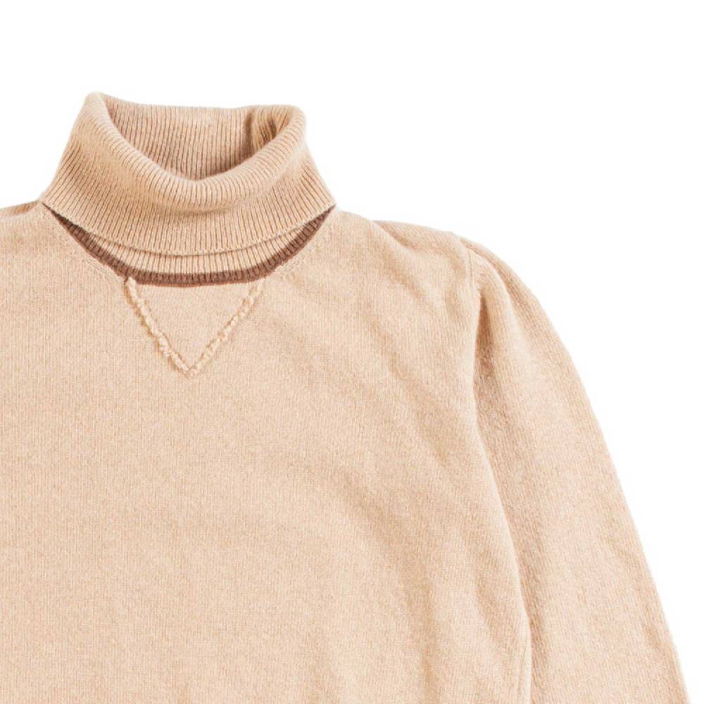 Nupkeet Pullover Collo Alto Cammello – Miseno Affare Del Giorno