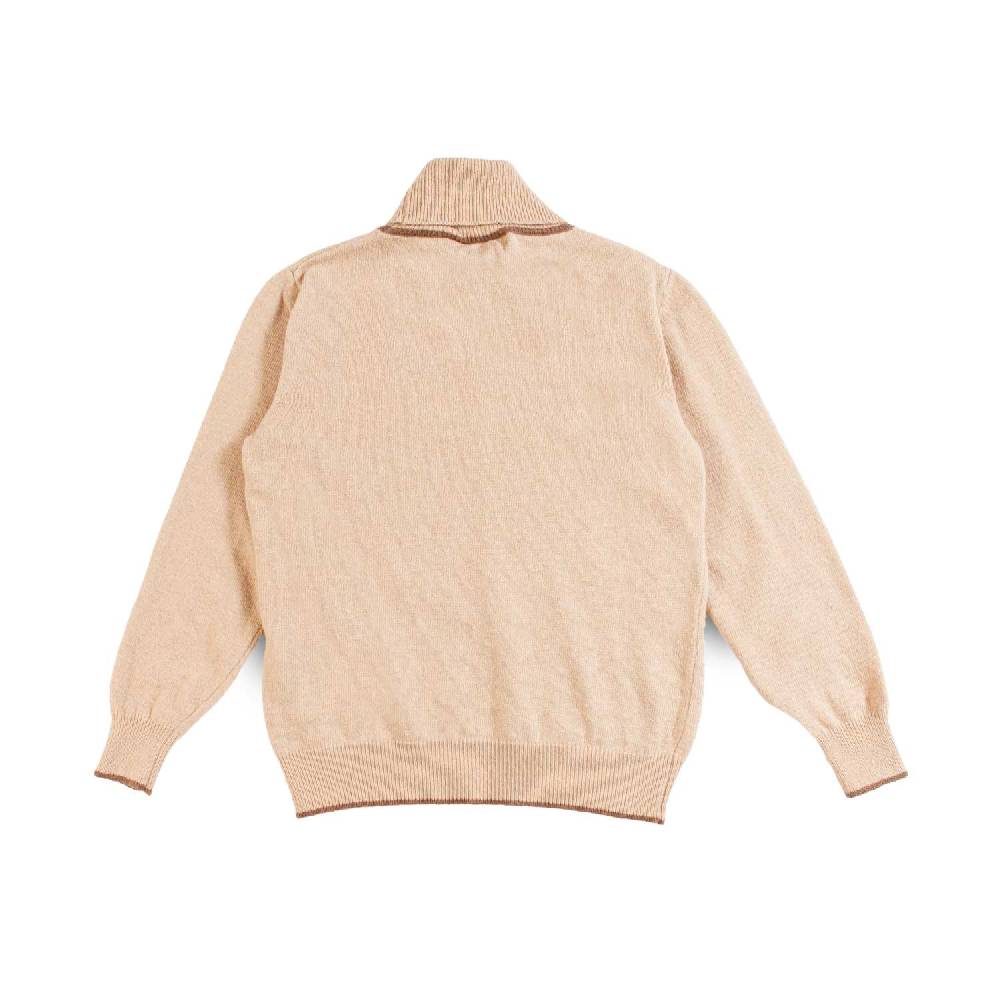 Nupkeet Pullover Collo Alto Cammello – Miseno Affare Del Giorno