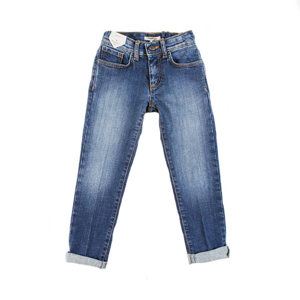 Nupkeet Pantalone 5 Tasche in Denim Blu – Grupio