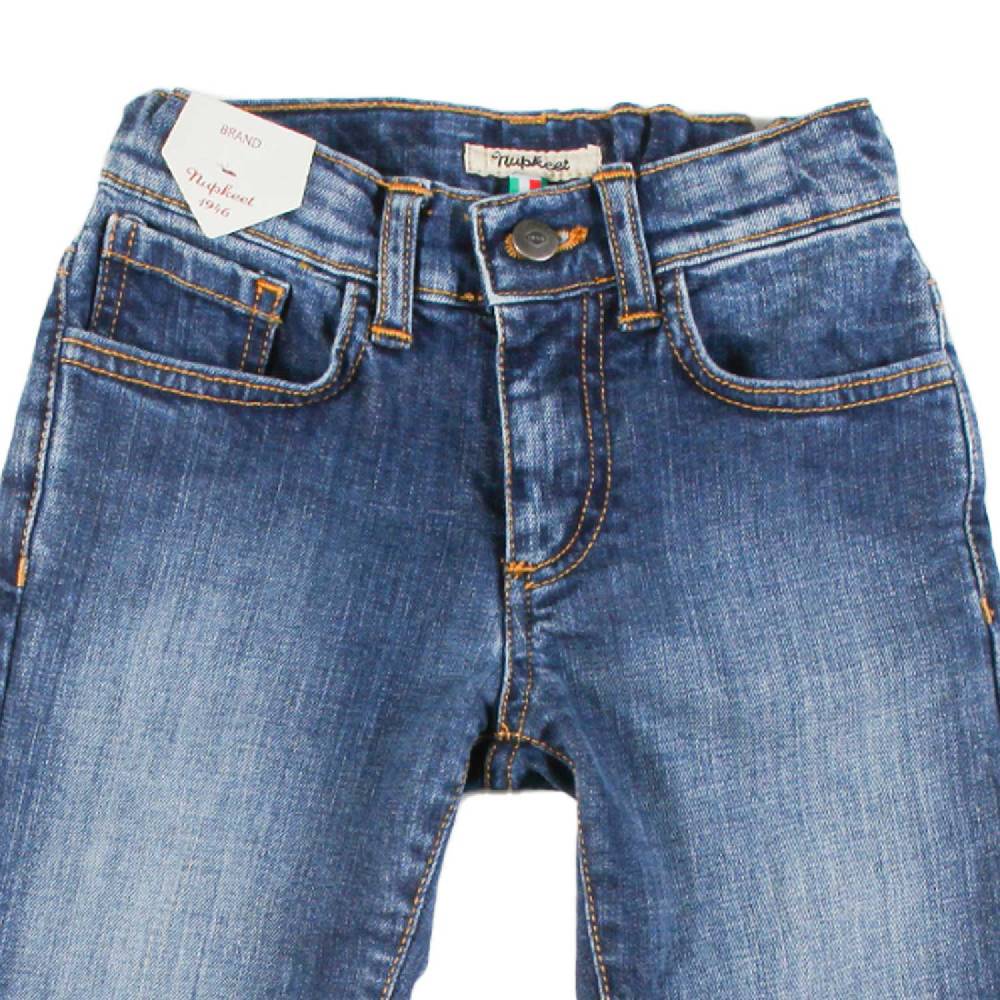 Nupkeet Pantalone 5 Tasche in Denim Blu – Grupio Liquidazione