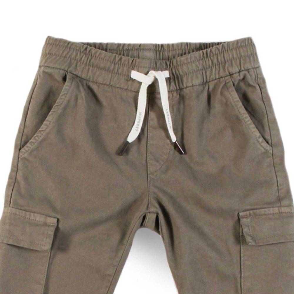 Nupkeet Pantalone con Tasconi e Coulisse in Operato Stretch – Toblino Vendite Flash