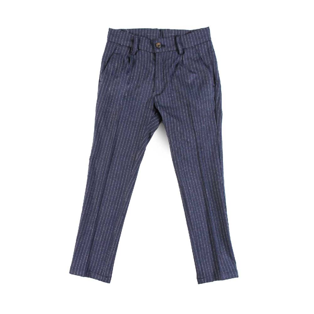 Nupkeet Pantalone con Pinces in Gessato – Annone Moda