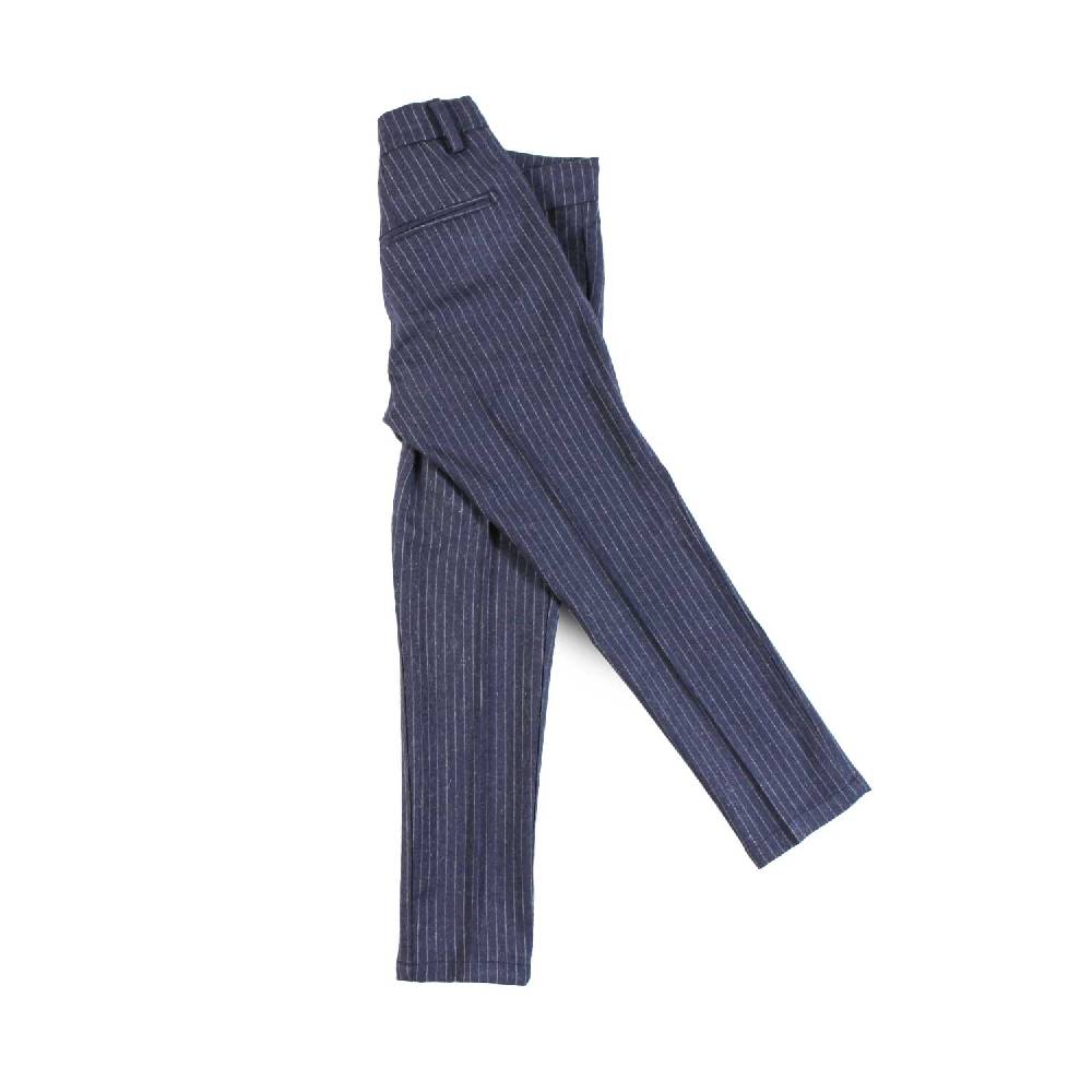 Nupkeet Pantalone con Pinces in Gessato – Annone Moda