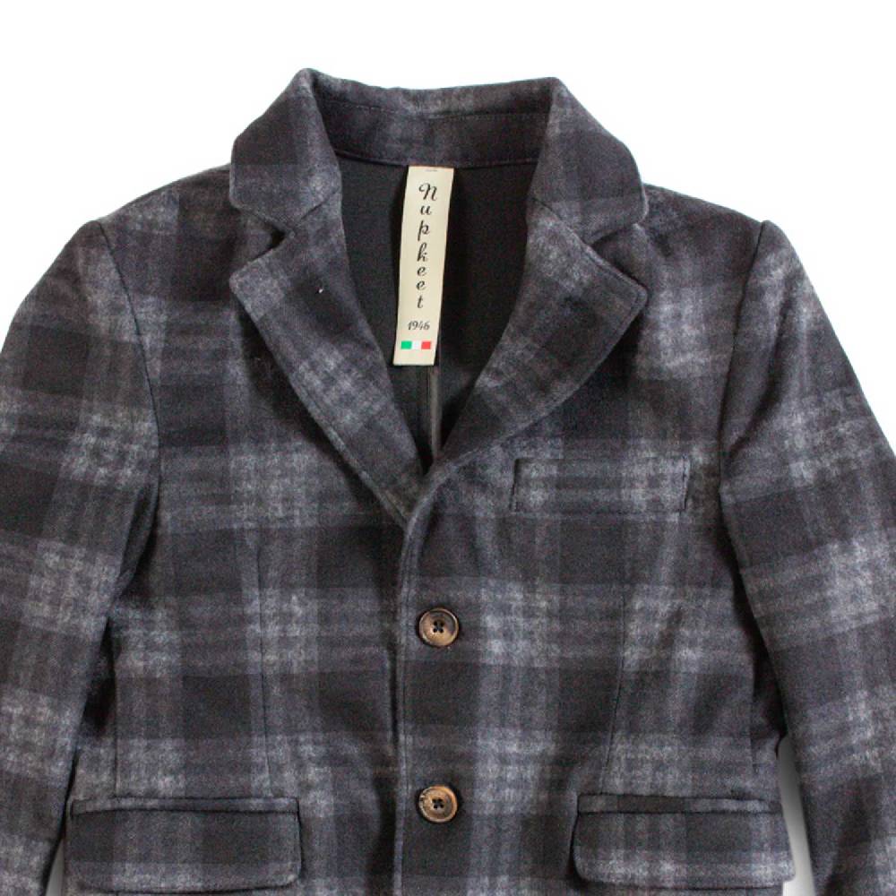 Nupkeet Giacca 2 bottoni in Punto Milano Scozzese – Pergusa Promozione