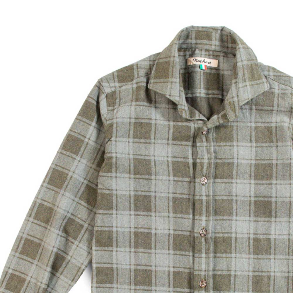 Nupkeet Camicia in Flanella Stampata – Mezzola Negozi Online