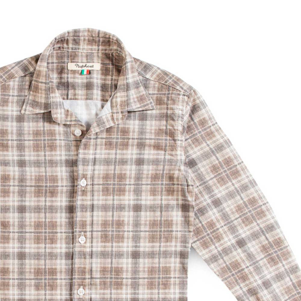 Nupkeet Camicia in Popeline Stampa Tartan – Lucrino Consegna Veloce