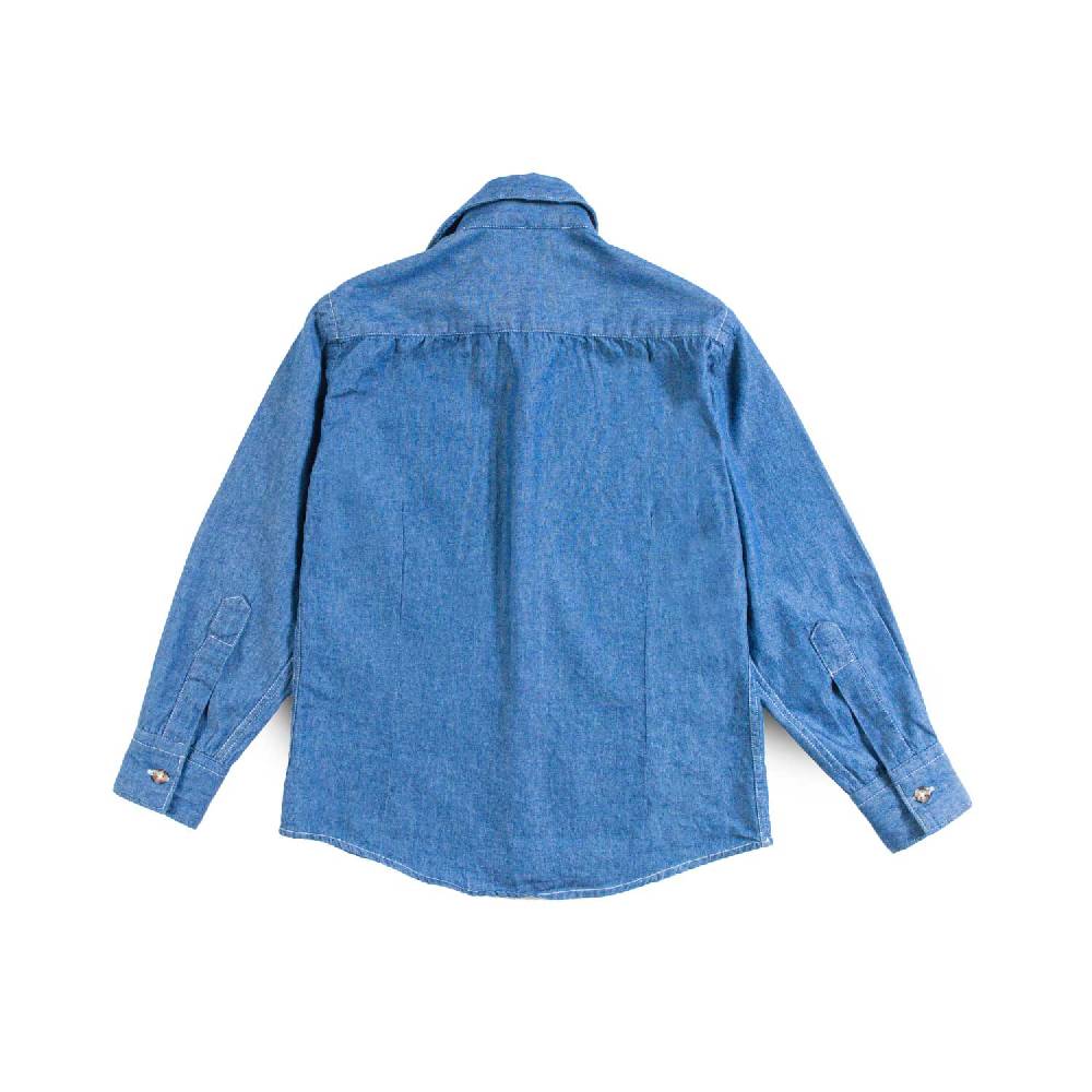 Nupkeet Camicia in Denim Blu – Pusiano Affare Del Giorno