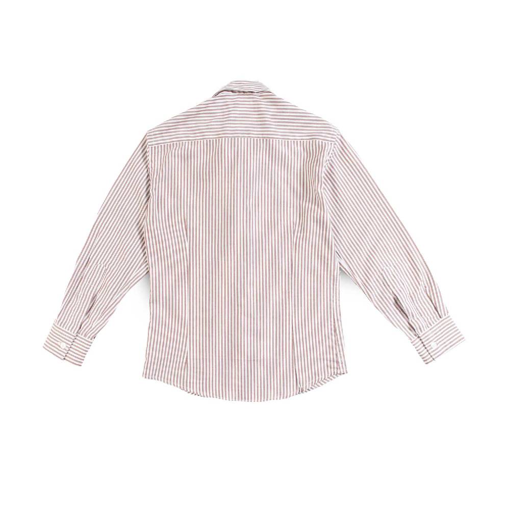 Nupkeet Camicia in Popeline a Righe – Onega Prezzo Ridotto