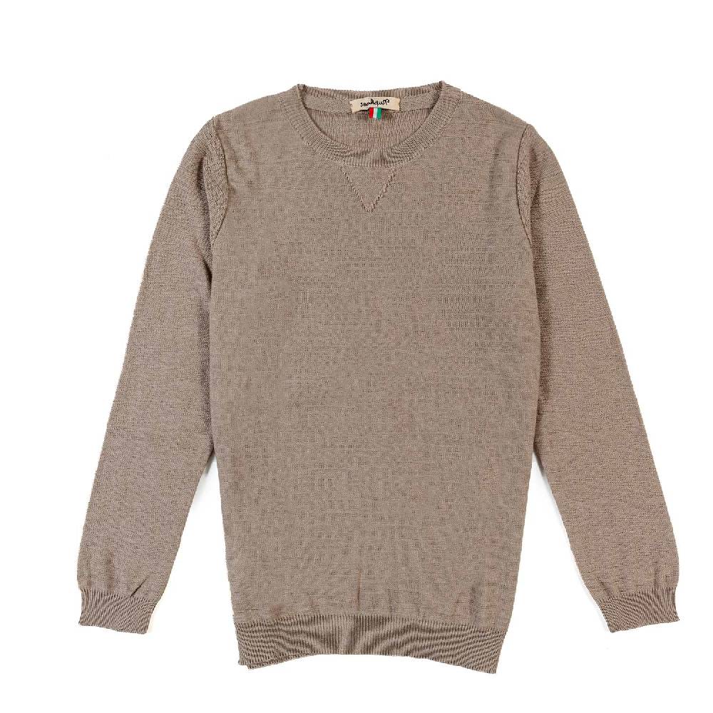 Nupkeet Pullover tricot beige sabbia Capalbio
