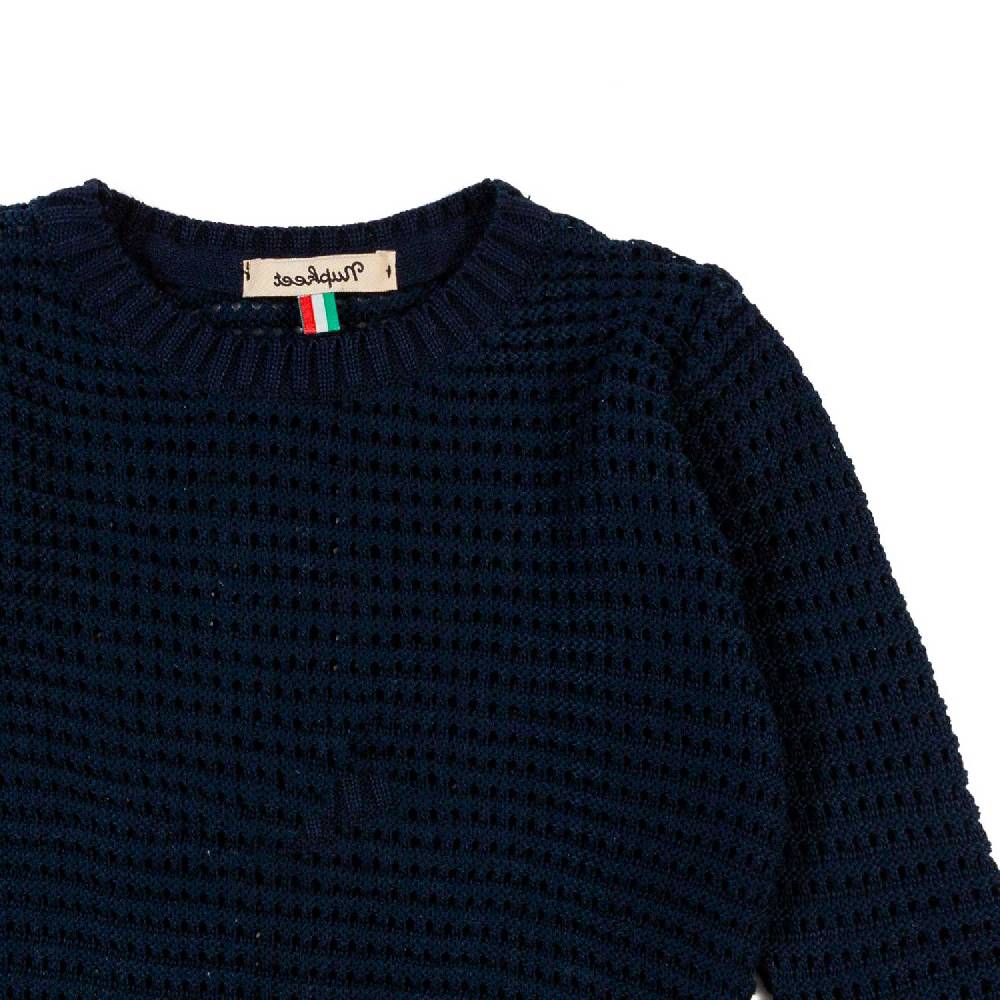 Nupkeet Pullover tricot blu navy Pistoia Moda